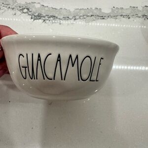 Rae Dunn Cream Guacamole and Salsa Bowl